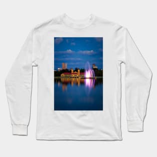 Blue Hour in City Park Long Sleeve T-Shirt